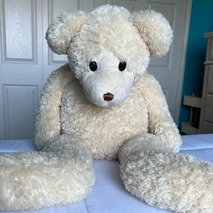 Kellytoy Large Cream Teddy Bear / Stuffed Animal